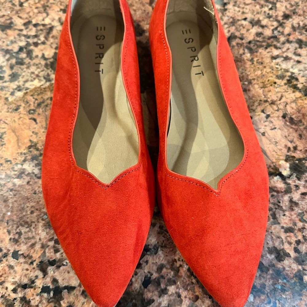 Esprit Women's Red Flats